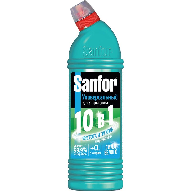 SANFOR cредство чистящее санитарно-гигиеническое морской бриз 750мл