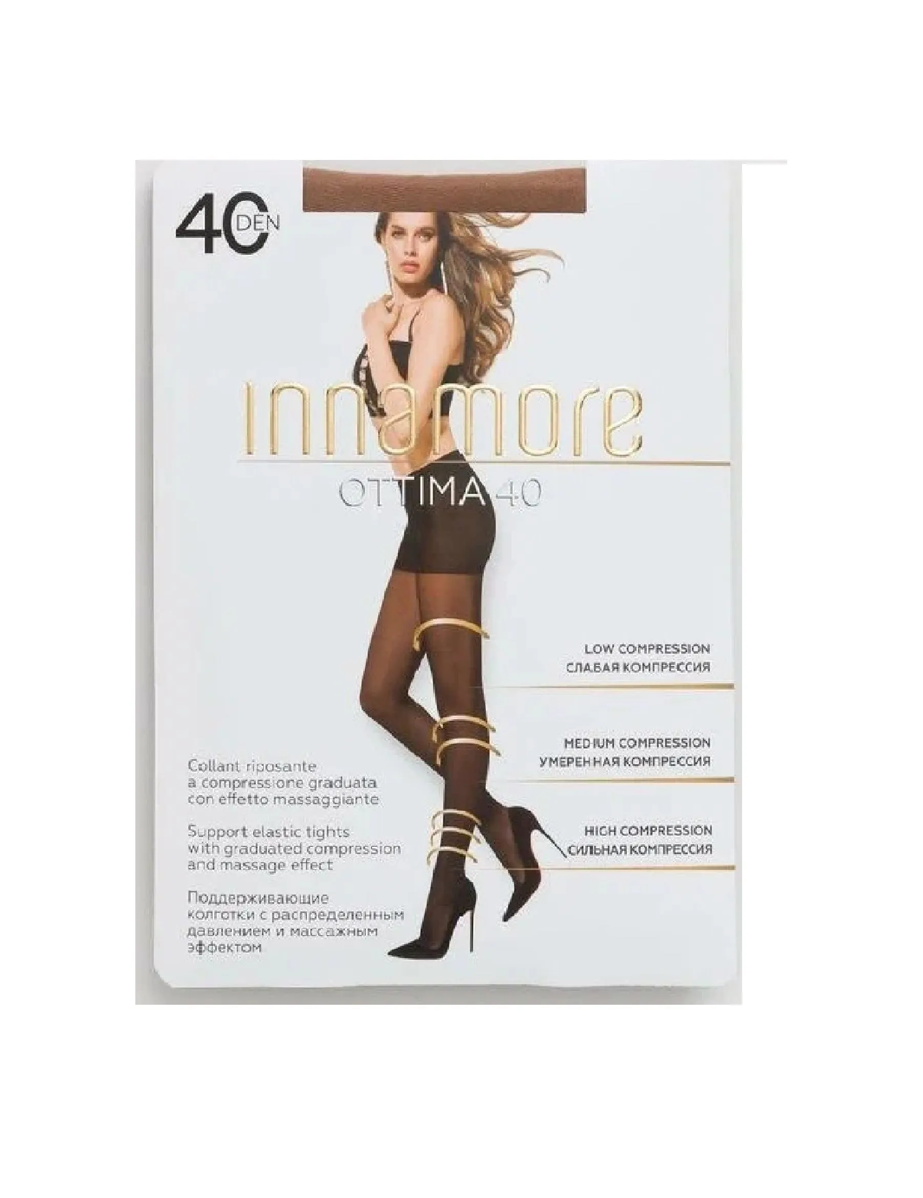 INNAMORE колготки женские ottima 40 daino р.3