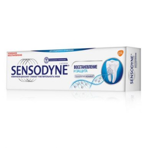 SENSODYNE паста зубная восстановление и защита 75мл