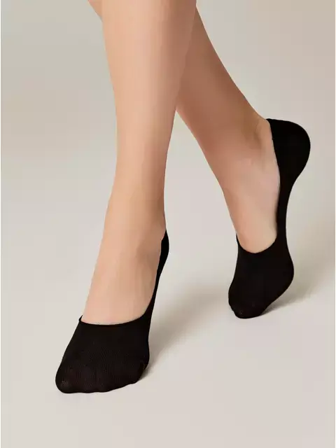 CONTE подследники женские хлопковые classic 16С-12СП 000 черный р.23-25