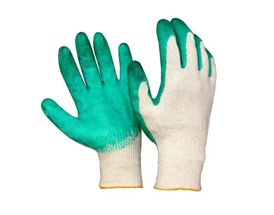 Перчатки с одинарным обливом латексом 517Р