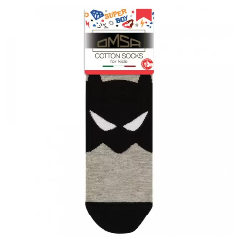 OMSA носки детские spiderboy/batboy 23Р61 grigio р.23-26