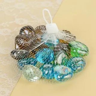 Камни декоративные стекло солнышко 250г 650620