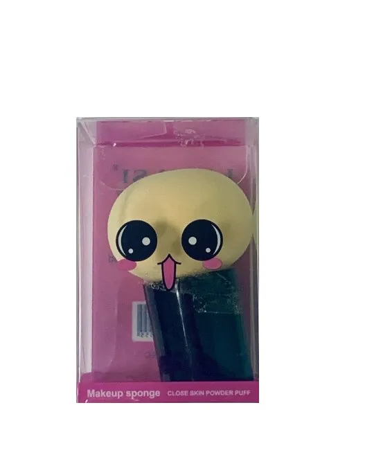 Спонж для нанесения макияжа Мордочка круглый с ручкой EL231106018