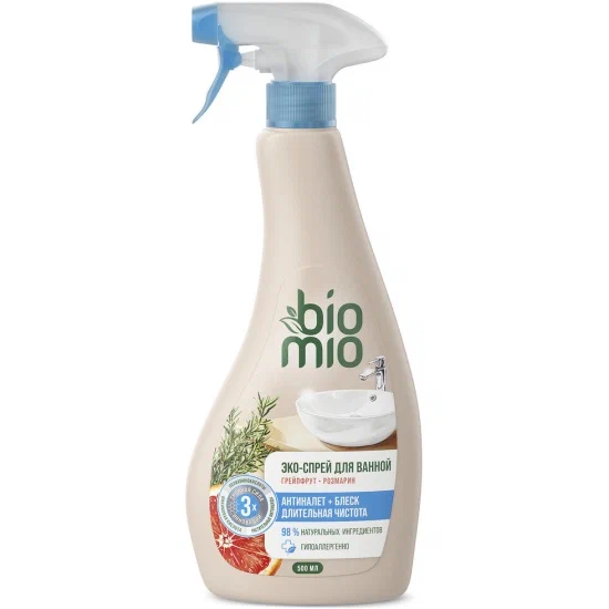BIOMIO Eco-friendly эко-спрей д/ванной комнаты 500мл