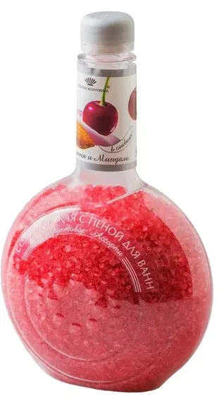 СЕВЕРНАЯ ЖЕМЧУЖИНА соль с пеной д/ванн фруктовое ассорти вишня и миндаль в сливках 550г ПР-4510