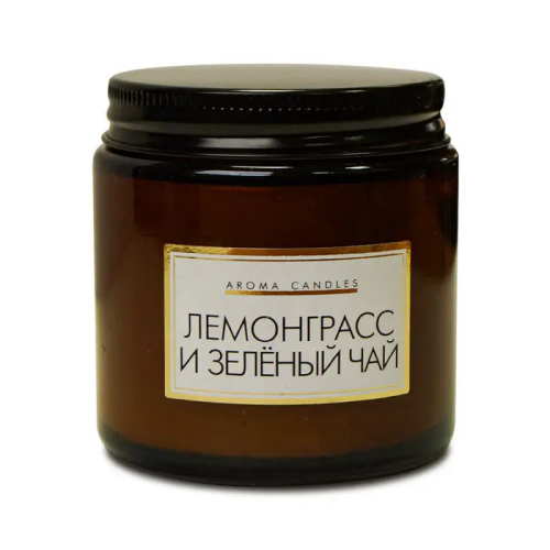 Свеча аромат. в банке лемонграсс и зеленый чай 321835