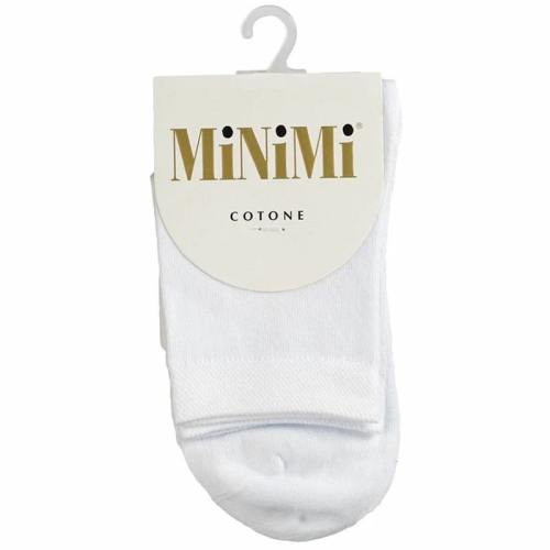 MINIMI носки женские мини котон 1202 bianco р.35-38