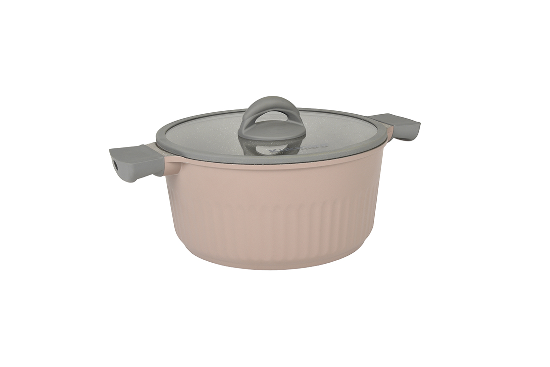 KUKMARA Stella кастрюля со стекл. крышкой cappuccinо 4,2л