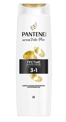 PANTENE шампунь д/волос интенсивный уход 3в1 густые и крепкие 360мл
