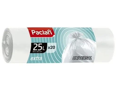 Пакеты д/мусора 25л 20шт PACLAN Extra