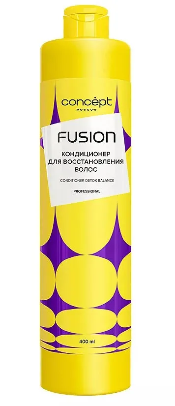 CONCEPT FUSION кондиционер д/восстановления волос detox balance 400мл