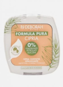 DEBORAH пудра д/лица матирующая formula pura matifying compact powder т.02 9г