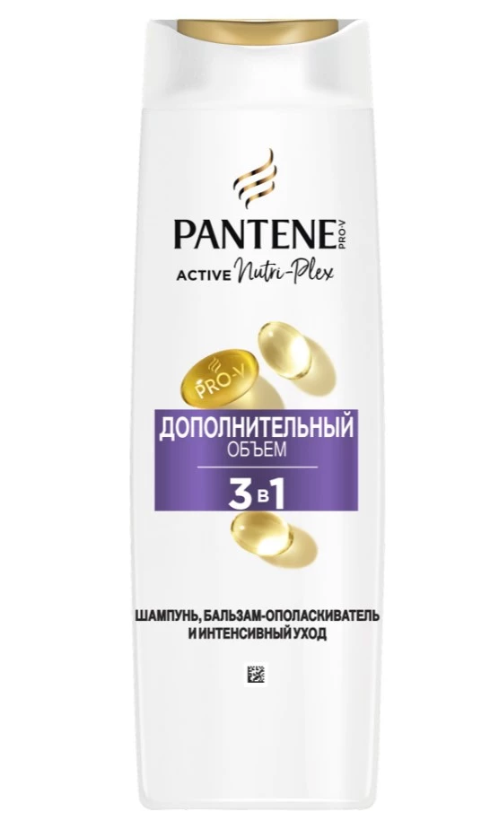 PANTENE шампунь д/волос интенсивный уход 3в1 дополнительный объем 360мл