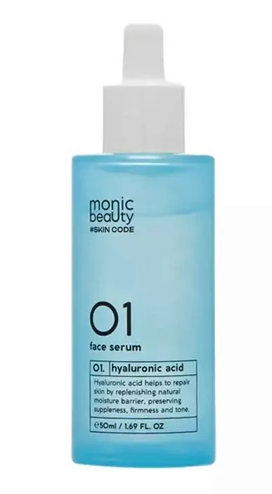 MONIC BEAUTY Skin Code 01 сыворотка д/лица гиалуроновая кислота 50мл