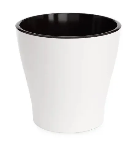 Кашпо лея цв.белый 3,6л белый М7929