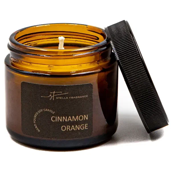 STELLA FRAGRANCE свеча аромат. в банке cinnamon orange 50г