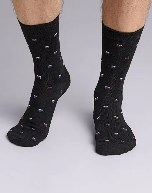 CLEVER носки мужские К3383 23Ф черный р.25