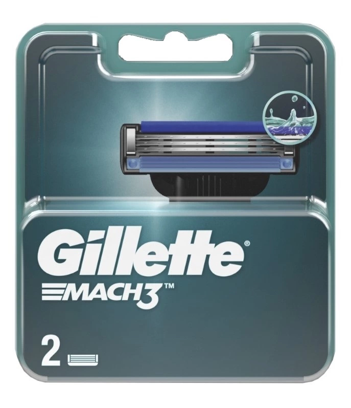 GILLETTE Mach3 кассеты сменные д/бритья муж. 2шт 665/369/603