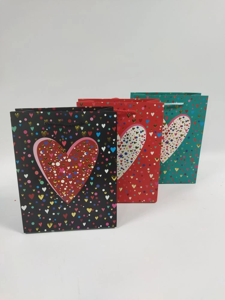 Пакет подарочный 18*23*8 Сердце EJ25331