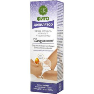 ФИТОКОСМЕТИК депилятор д/чувст. кожи череда, ромашка, календула и масло оливы 100мл