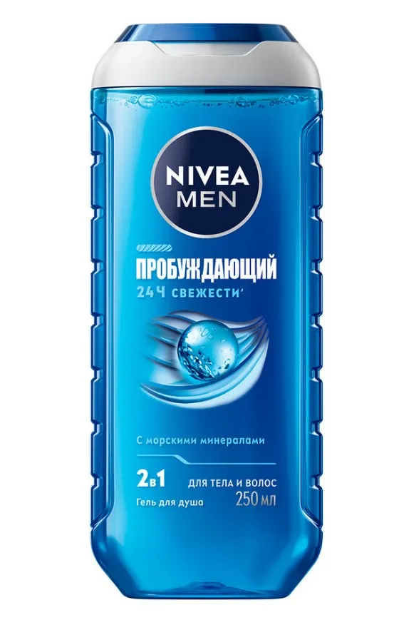 NIVEA MEN гель д/душа пробуждающий 250мл 80800