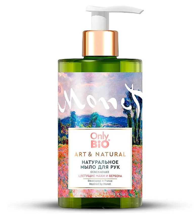 ONLY BIO ART & NATURAL мыло д/рук освежающее 420мл