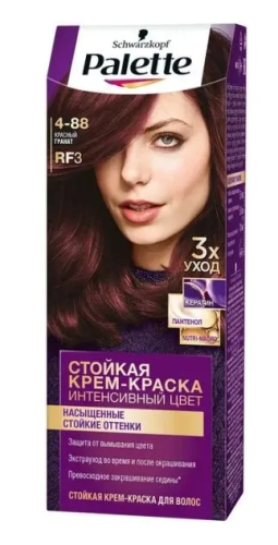 ПАЛЕТТ краска д/волос т.RF3 гранат
