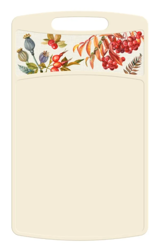 IDILAND доска разделочная 26*15,5см декор бежевый 222142727/09