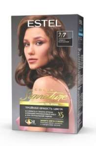 ESTEL Color signature краска д/волос стойкая крем-гель т.7/7 тирамису