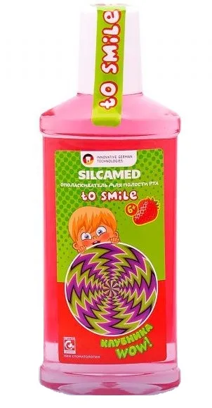 SILCAMED Tо Smile ополаскиватель д/полости рта детский клубника wow
