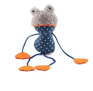 WOGY игрушка д/кошек лягушка 21*5х3,5см 2024-1329