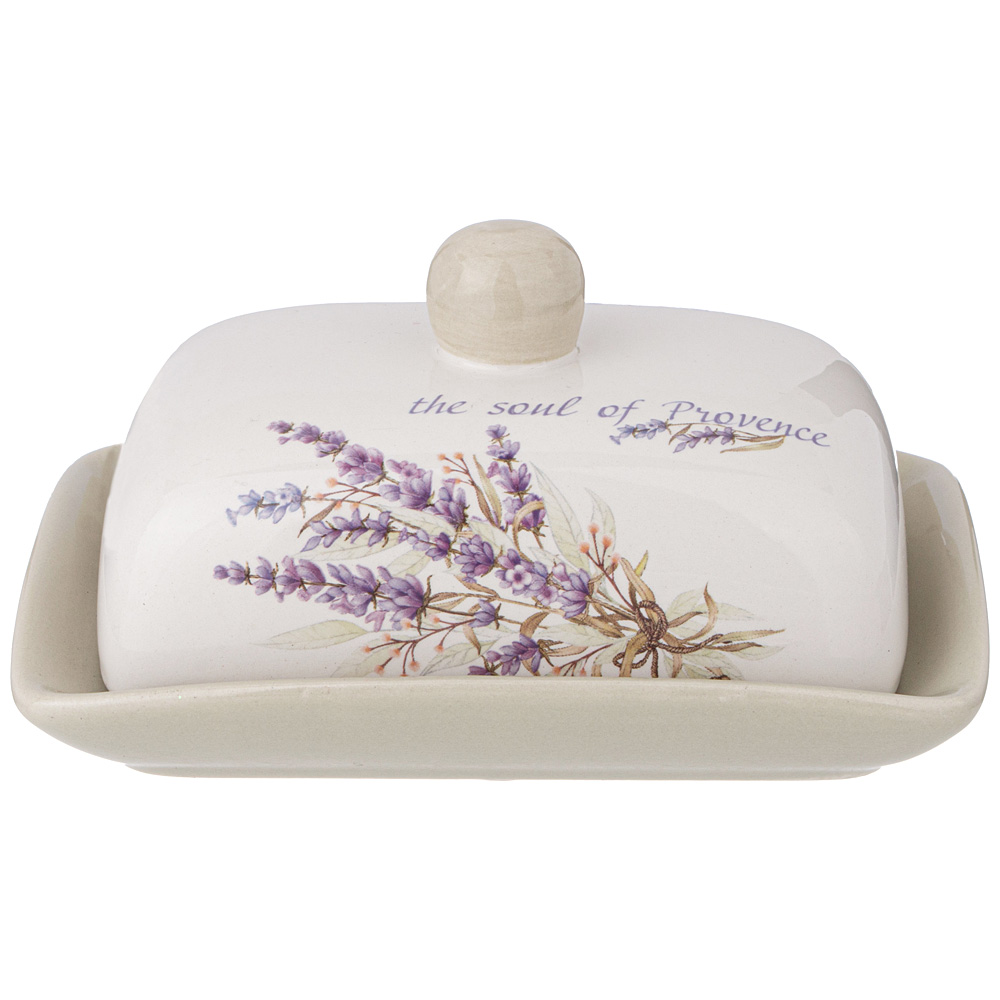 AGNESS Душа прованса масленка 17*12,5*9см 358-2071