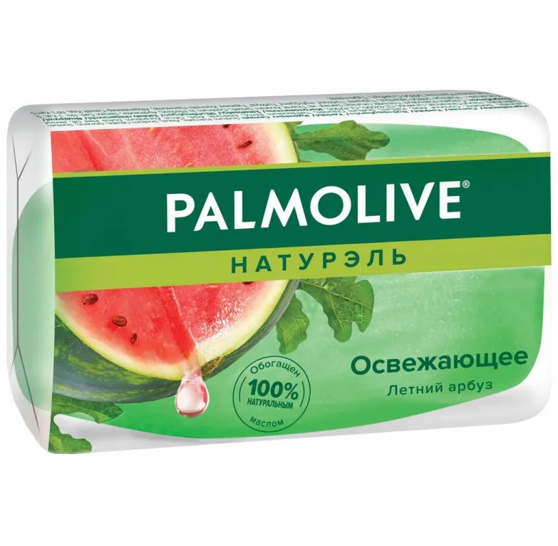 PALMOLIVE мыло туалетное освежающее naturals летний арбуз 90г FTR22542