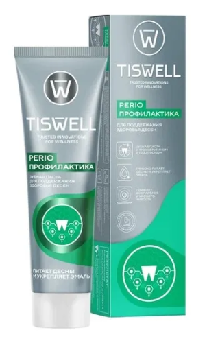 TISWELL паста зубная д/поддержания здоровья десен с троксерутином и гиалуроном 110г