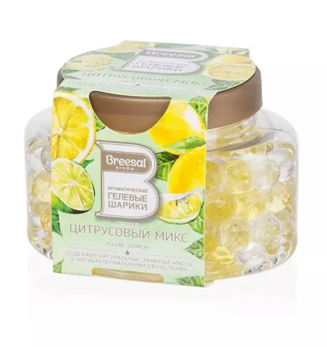 BREESAL шарики гелевые ароматические цитрусовый микс