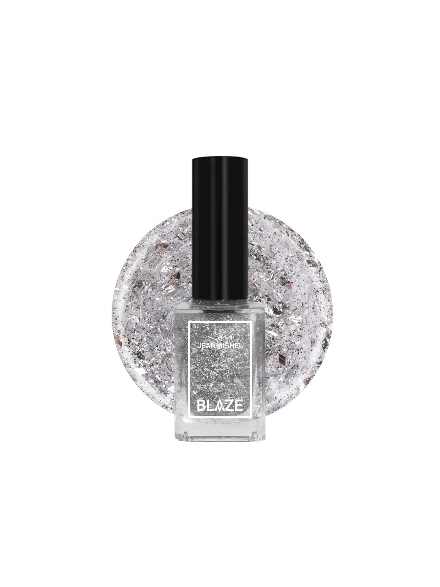 JEANMISHEL лак д/ногтей с блестками blaze тон 406 12мл