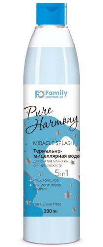 PURE HARMONY вода мицеллярная д/снятия макияжа сияние свежести 300мл