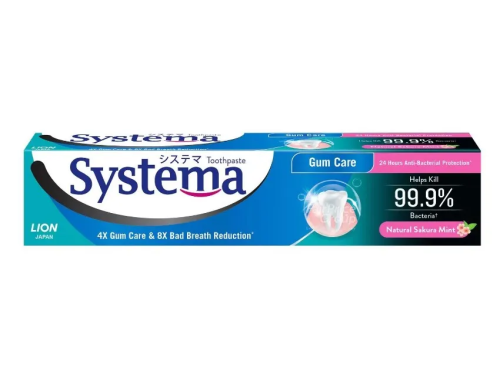 LION паста зубная systema мятно-цветочный аромат 160г