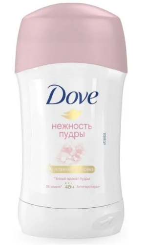 DOVE антиперспирант жен. нежность пудры 40мл стик