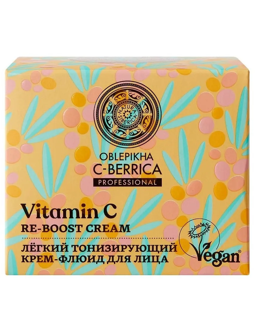 NATURA SIBERICA OBLEPIKHA С-BERRICA крем-флюид д/лица легкий тонизирующий 50мл 9217