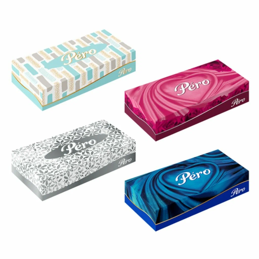 PERO салфетки бумажные non-stop 2сл. 100шт