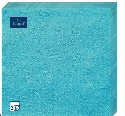 BOUQUET Art салфетки столовые барокко морской бриз 3сл. 33*33см 16л