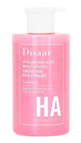 DISAAR гель д/душа с гиалуроновой кислотой увлажняющий hyaluronic acid moisturizing 500мл