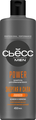 СЬЁСС MEN шампунь д/волос power 450мл