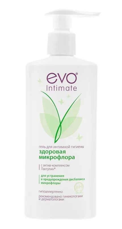 EVO гель д/интимной гигиены здоровая микрофлора 250мл 1963
