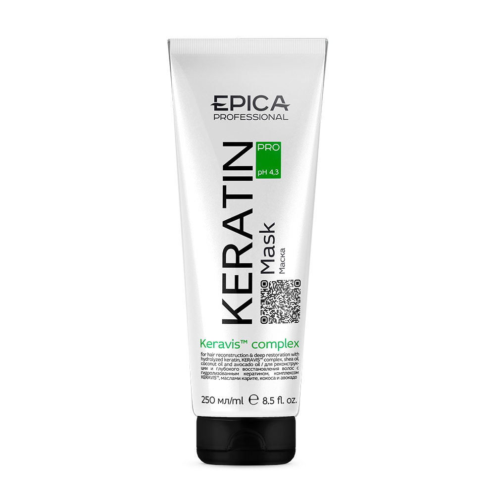 EPICA Professional Keratin Pro маска кондиционер д/реконструкции и глубокого восстановления  250 мл