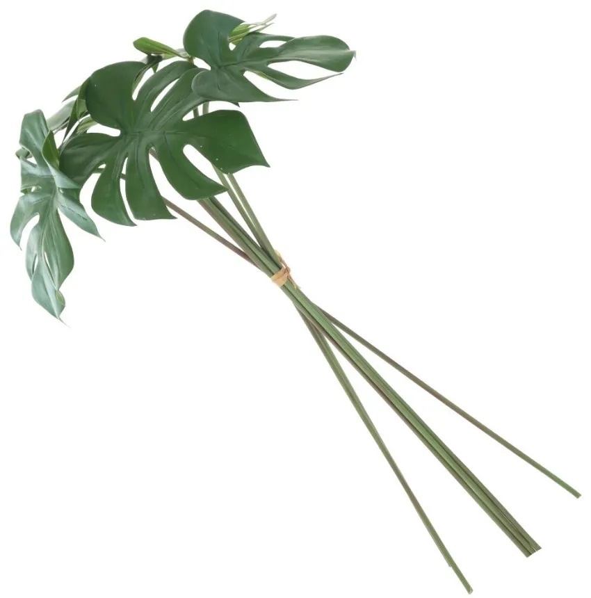 Набор ветка искусственная монстера 6шт 53см 785646