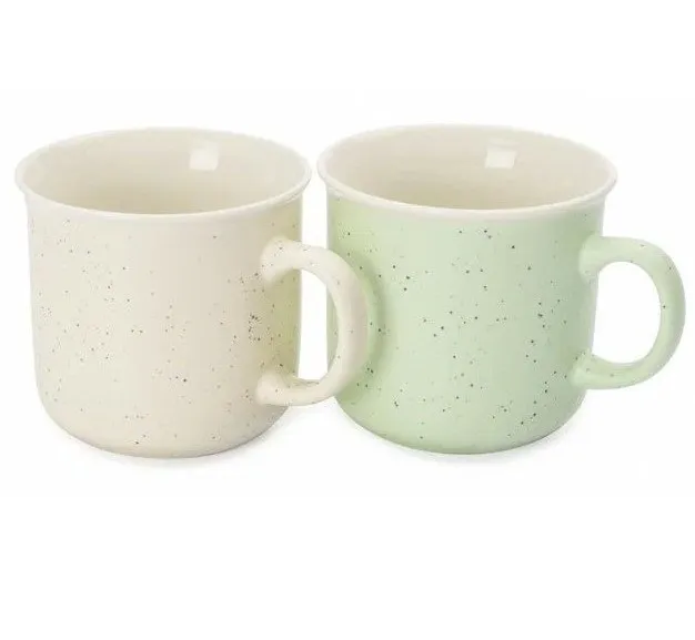 KEYLINK кружка mint&beige 400мл CN1584