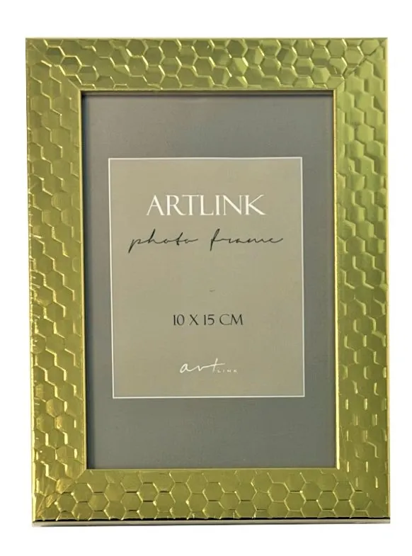 Фоторамка stella пластик золото 10*15см 9335850